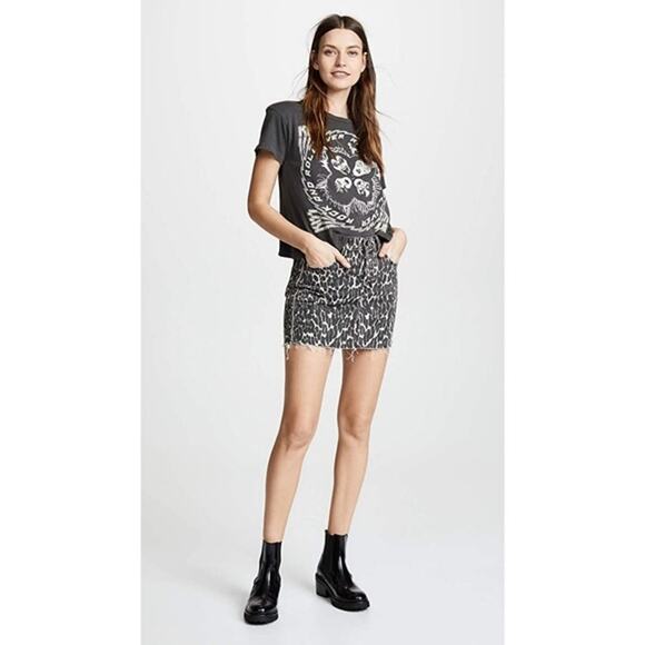 MOTHER Dresses & Skirts - MOTHER Superior Animal Print Mini Skirt The Vagabond Size 24